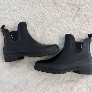 Tretorn Black Winter Rain Boots with Durable Sole